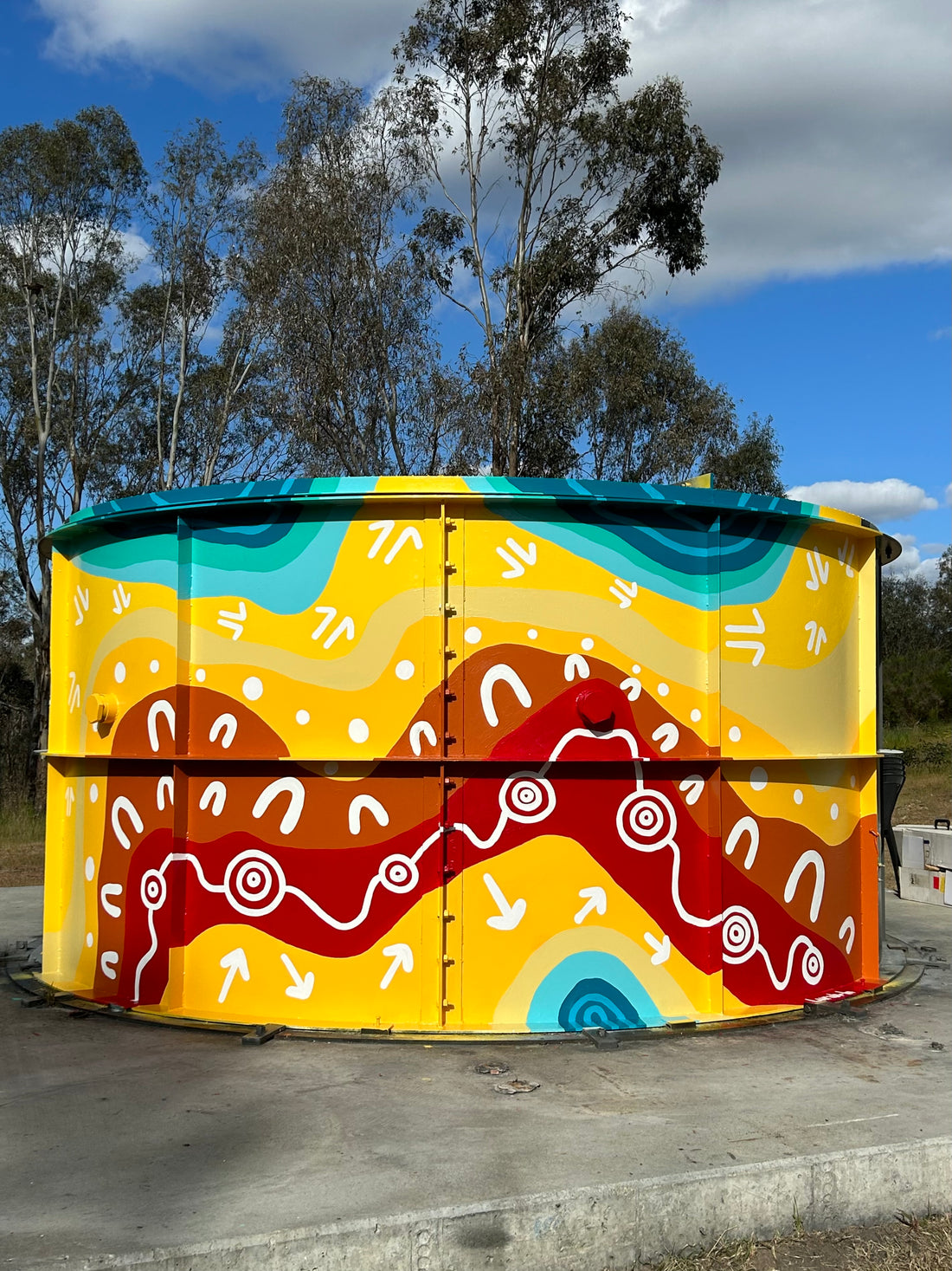 Mandalay Resources Mural, Costerfield Victoria
