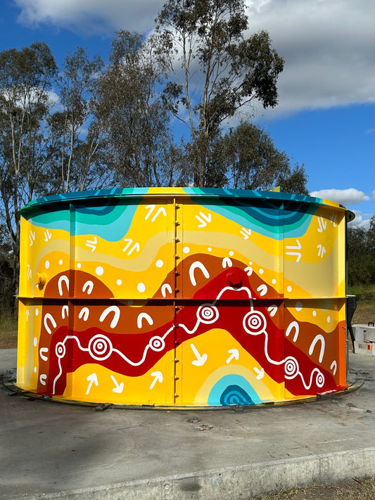 Mandalay Resources Mural, Costerfield Victoria